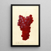 Vitis - Anónimo — cuadro enmarcado en la pared