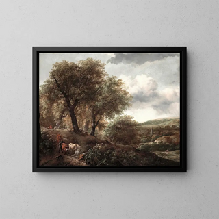 Anonymous - Wooded Hillside with Cattle.webp