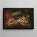Escena bacchante - Anselm Feuerbach — cuadro enmarcado en la pared