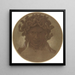 Cabeza de Medusa - Anselm Feuerbach — cuadro enmarcado en la pared