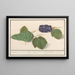 Vigne Vitis vinifera Raisins uva Vulgaris Raisins - Anselmus Botius de Boodt — cuadro enmarcado en la pared