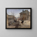 Demolition of the old orphanage in Stockholm - Anshelm Schultzberg — framed artwork on a wall