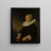 Retrato de mujer probablemente Jacobmina de Grebber - Anthonie Palamedesz — cuadro enmarcado en la pared