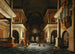 interior de una iglesia con figuras elegantes - Anthonie de Lorme — vista de la obra