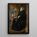 A noble Genoese woman and her son - Antoine van Dyck — framed artwork on a wall