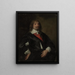 Un retrato de Sir Robert Howard - Antoine van Dyck — cuadro enmarcado en la pared