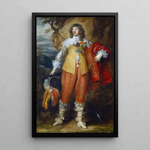 Henri II de Lorraine - Antoine van Dyck — cuadro enmarcado en la pared