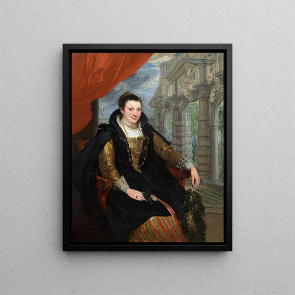 Isabelle Brant - Antoine van Dyck — cuadro enmarcado en la pared