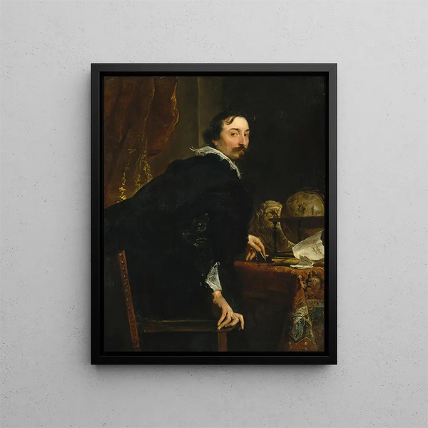 Lucas van Uffel murió en 1637 - Antoine van Dyck — cuadro enmarcado en la pared