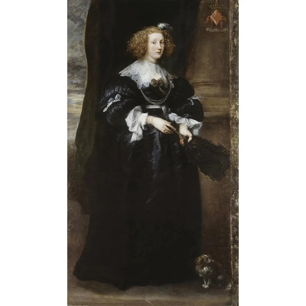 Marie de Raet - Antoine van Dyck — cuadro enmarcado en la pared