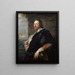 Nicolas Lanier - Antoine van Dyck — cuadro enmarcado en la pared