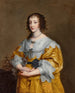 Retrato de la reina Henriette Marie - Antoine van Dyck — vista de la obra