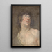 Estudio de cabeza de un joven mirando hacia arriba San Sebastián - Antoine van Dyck — cuadro enmarcado en la pared