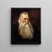 Estudio de cabeza de un anciano con barba blanca - Antoine van Dyck — cuadro enmarcado en la pared