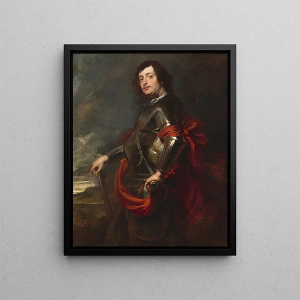 El prefecto Raffaele Raggi - Antoine van Dyck — cuadro enmarcado en la pared