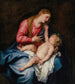 La Virgen con el Niño - Antoine van Dyck — vista de la obra