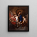 the Virgin and Child with Musicians Angels - Antoine van Dyck — framed artwork on a wall