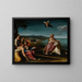 The Rape of Europa - Antiveduto Gramatica — framed artwork on a wall