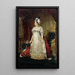 retrato de Marie-Thérèse Charlotte de Francia, duquesa de Angulema - Antoine-Jean Gros — cuadro enmarcado en la pared