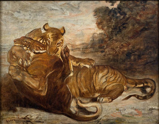 AntoineLouis Barye - Two Tigers at Play.webp