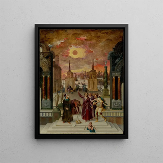 Antoine Caron - Dionysius the Areopagite Converting the Pagan Philosophers.webp