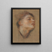 Cabeza de un joven - Antoine Coypel — cuadro enmarcado en la pared