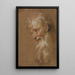 Reproduction of the painting Head of an Old Bearded Man - Antoine Coypel