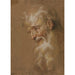 Reproduction of the painting Head of an Old Bearded Man - Antoine Coypel
