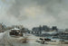 Vista de la isla Louviers, efecto de nieve - Antoine Perrot — vista de la obra