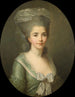 Retrato de mujer - Antoine Vestier — vista de la obra