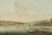 Vista del Bósforo tomada desde la altura de Beykoz hacia el noroeste con el acueducto de Justiniano en el fondo - Antoine van der Steen — vista de la obra