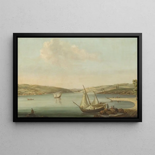 Antoine van der Steen - View of the Bosporus taken from the Height of Beykoz to the northwest with the Aqueduct of Justinian in the background.webp