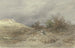 Path hollow with flock of sheep near Kelsterbach - Anton Burger — artwork view