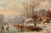 Escena cerca de Uffing en el Staffelsee - Anton Doll — vista de la obra