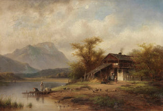 Anton Doll - Waschtag am Oberbayrischen See.webp