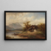 Laundry Day at Lake Haute-Bavière - Anton Doll — framed artwork on a wall