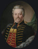 Retrato de un noble caballero en uniforme de dragón - Anton Ebert — vista de la obra