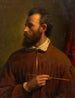 Autorretrato de Friedrich von Amerling - Anton Ebert — vista de la obra