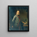 Autorretrato - Anton Ebert — cuadro enmarcado en la pared