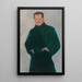 Andreas Thom, escritor - Anton Faistauer — cuadro enmarcado en la pared