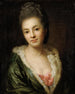 Retrato de Auguste Sulzer, la esposa del artista - Anton Graff — vista de la obra