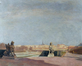 View of the Belvedere over Vienna - Anton Hans Karlinsky — artwork view