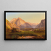 Paisaje alpino - Anton Hansch — cuadro enmarcado en la pared
