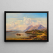 El Lago de Millstatt en Carintia - Anton Hansch — cuadro enmarcado en la pared