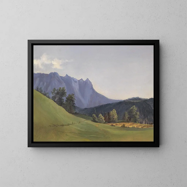 Montañas Sengsengebirge - Anton Hansch — cuadro enmarcado en la pared