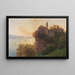 la Capilla Gebhart en el Gebhartsberg cerca de Bregenz en el lago de Constanza Noche - Anton Hlaváček — cuadro enmarcado en la pared