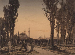 Anton Melbye - Turkish Cemetary Scutari.webp