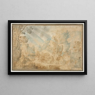 Anton Mirou - Mountain Landscape with Figures.webp
