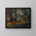 Bosque de otoño - Anton Müller-Wischin — cuadro enmarcado en la pared