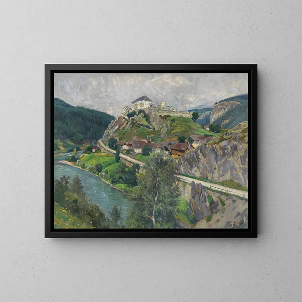 El castillo del sol - Anton Nowak — cuadro enmarcado en la pared
